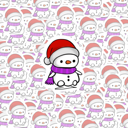 Snowman Sticker