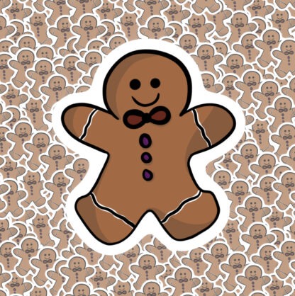 Gingerbread man Sticker